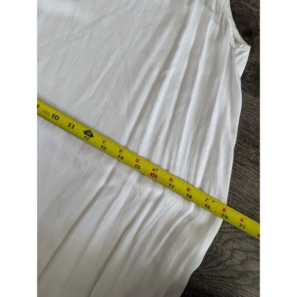 Eri + Ali Ancona XS Lace White Dress Boho Peasant Cottagecore Anthropologie - Picture 11 of 16